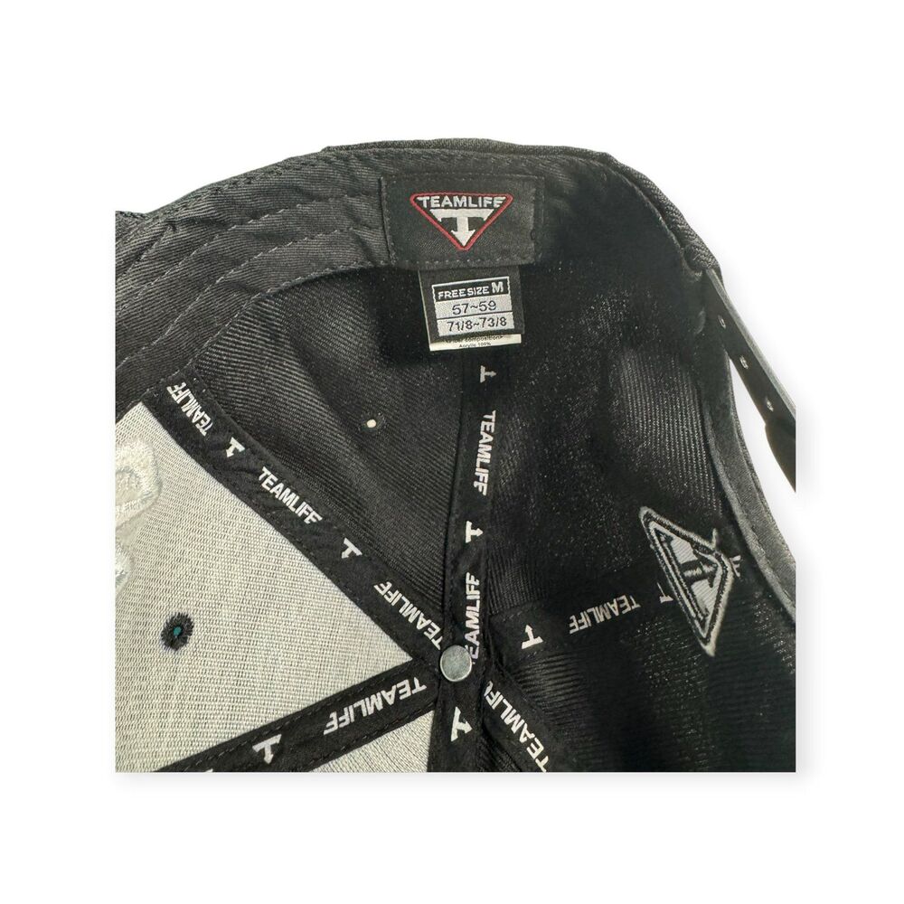 Bad Boy Good Girl Flat Bill Snapback Hat Black Adjustable Y2K Cap - Picture 5 of 5